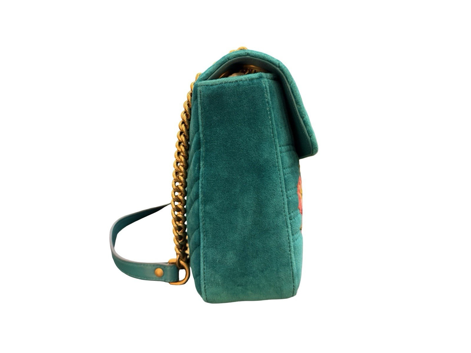 Gucci GG Marmont Medium Velvet Shoulder Bag XXV 110th Anniversary