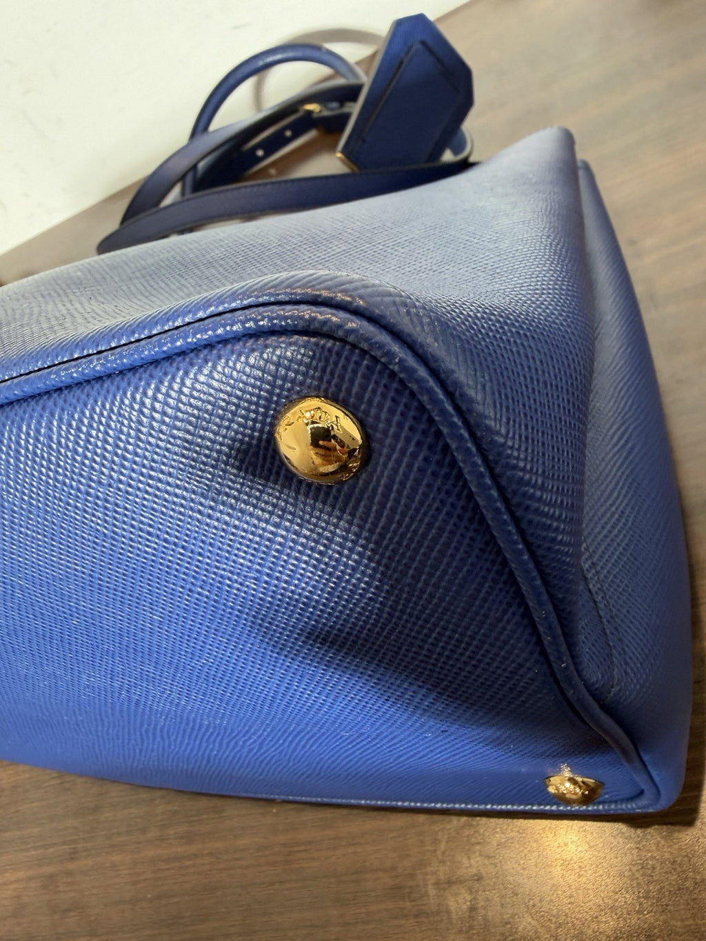 Prada Cuir Double Tote Saffiano Leather Medium