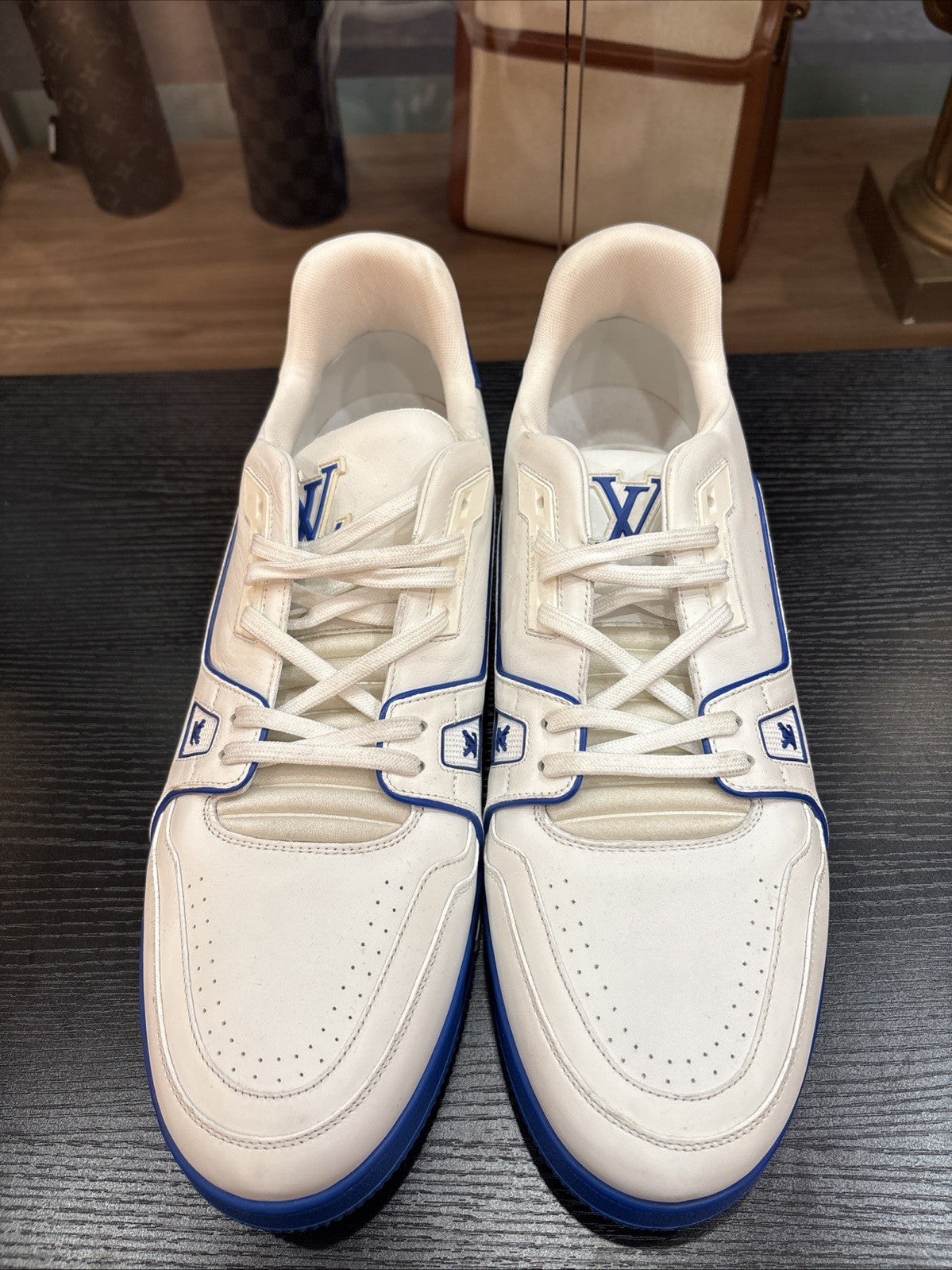 Louis Vuitton Leather, Low Trainers US Size 14 ￼
