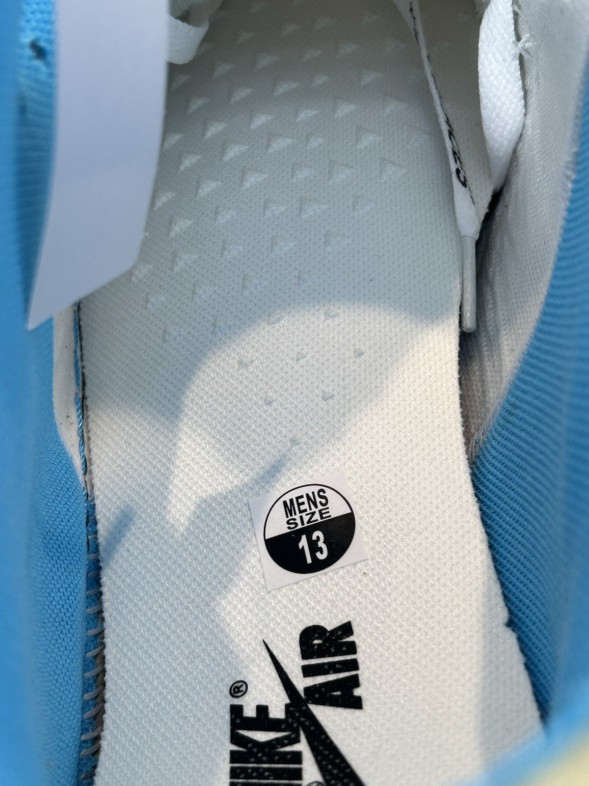 Off-White x Jordan 1 Retro High "University Blue" US 13