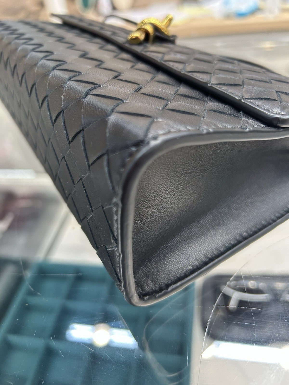 Bottega Veneta Andiamo Clutch Should Bag