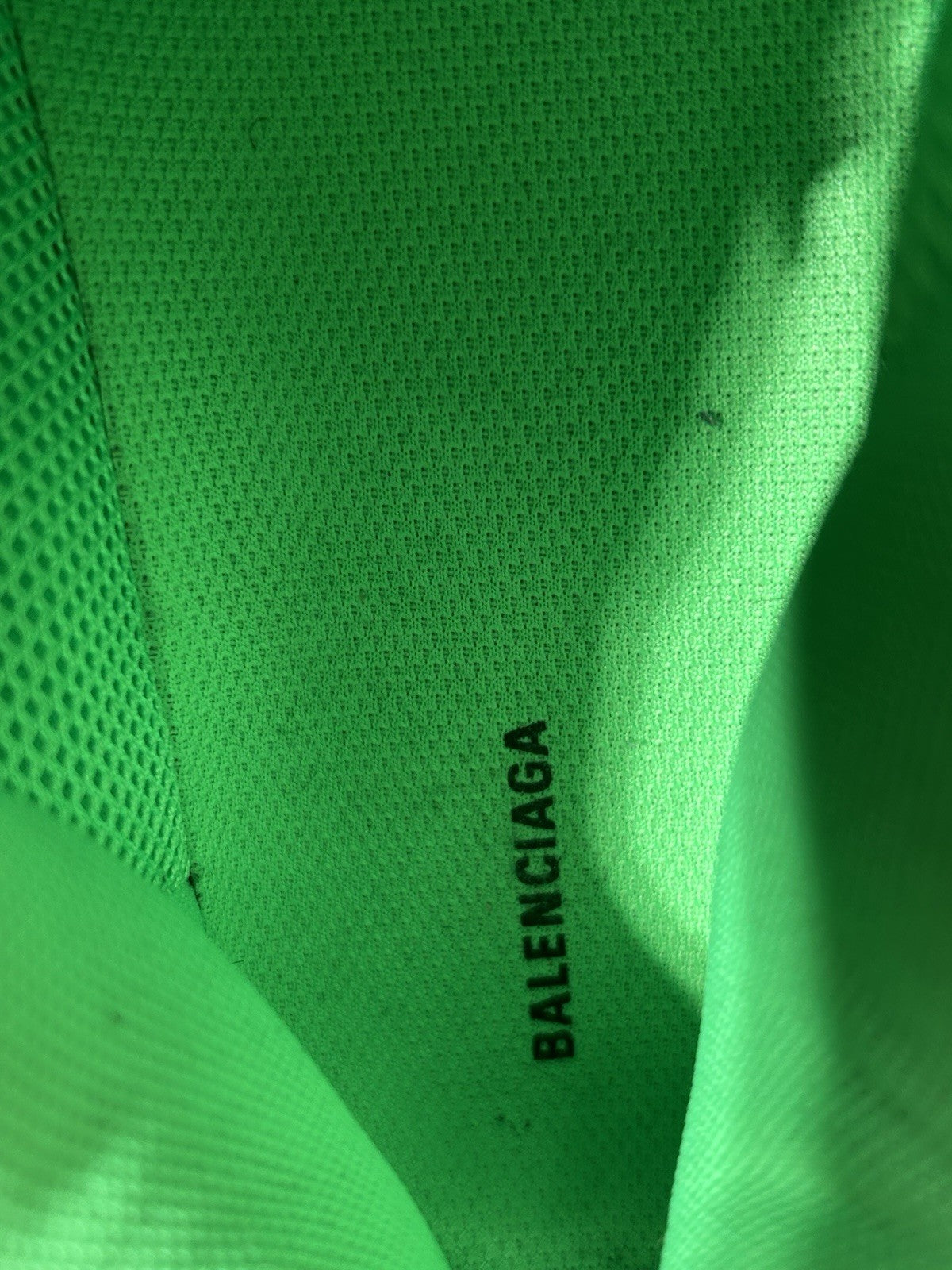 Balenciaga Triple S Clear Sole sneakers in Neon Green Size 10US
