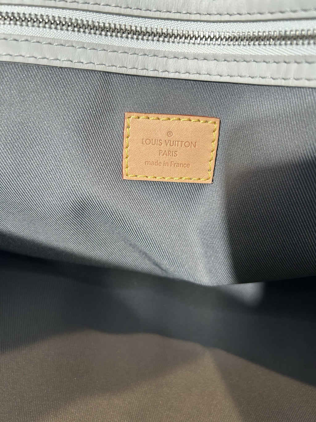 Louis Vuitton Keepall Bandouliere 50 in Stone Grey