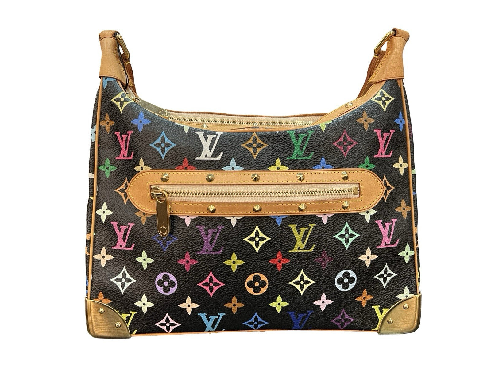 Louis Vuitton x Takashi Murakami Monogram Multicolore Boulogne Shoulder Bag