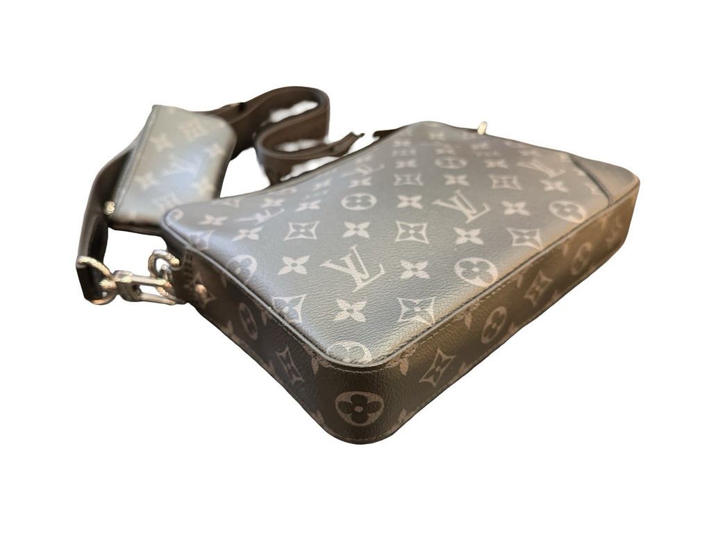 Louis Vuitton Trio Messenger Bag Reverse Monogram Eclipse Canvas