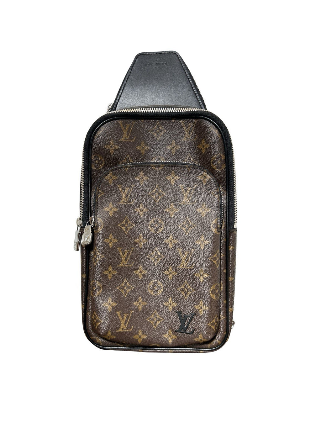 LOUIS VUITTON Monogram Macassar Avenue Sling Bag