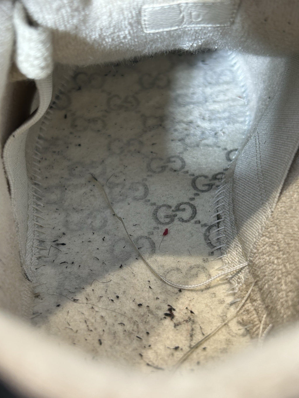 Gucci Screener Cloth Low Trainers Size 10US
