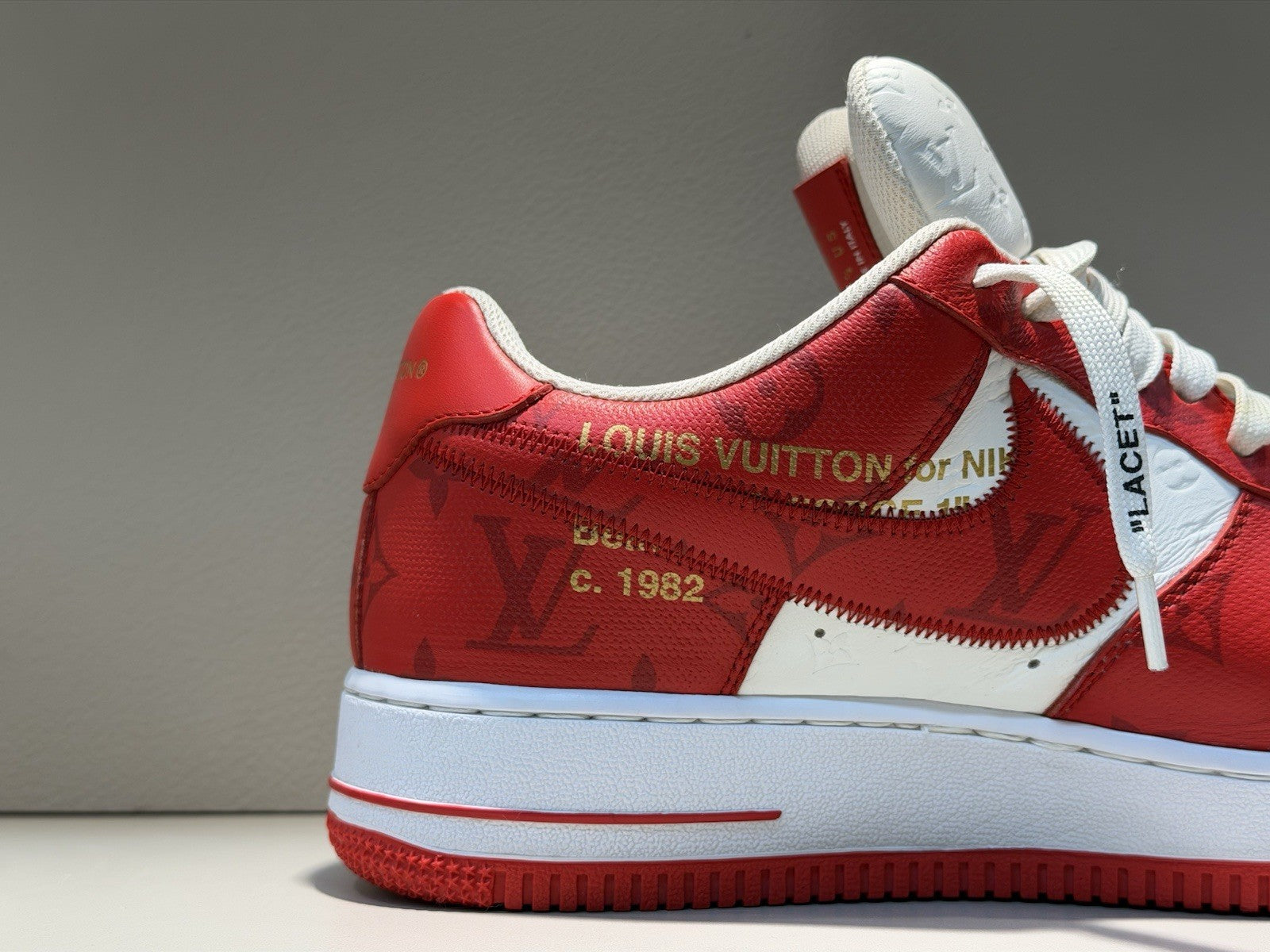 Louis Vuitton Nike Air Force 1 Low By Virgil Abloh Size US 8.5