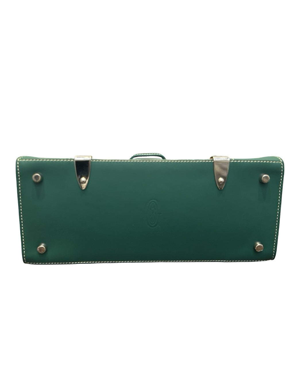 Goyard  Goyardine Saigon Green Top Handle  Bag