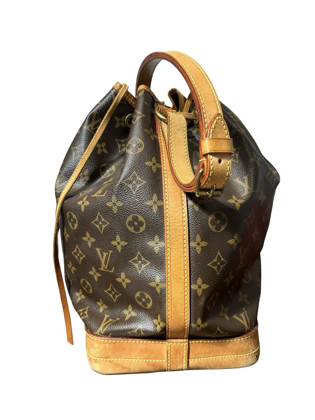 Louis Vuitton (LV) Noé Bucket Bag Medium Brown Canvas/Leather