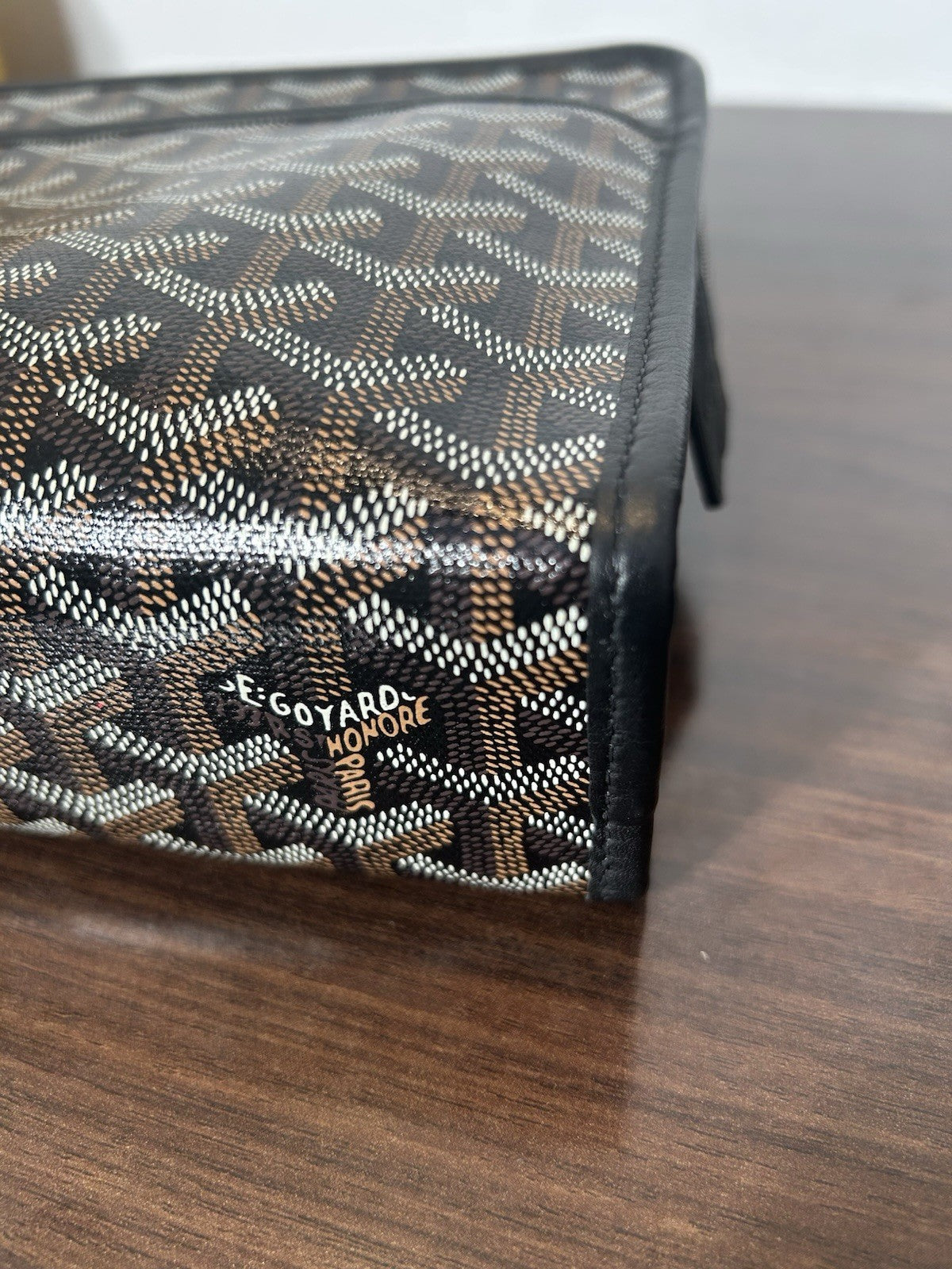 Goyard Jouvence Toiletry Pouch Coated Canvas MM