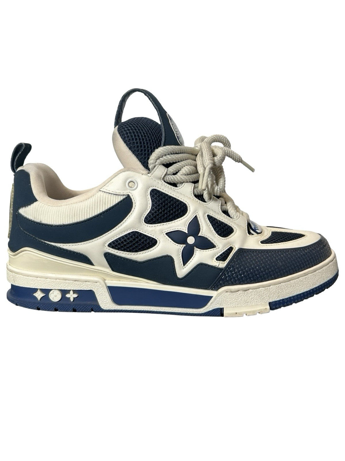 Louis Vuitton LV Skate Sneakers In A Navy And  White Colorway Size 10LV / 11 us