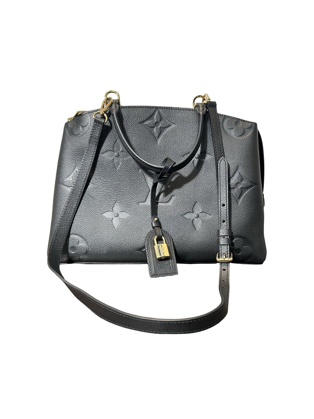 Louis Vuitton Grand Palais Tote Black Monogram Leather