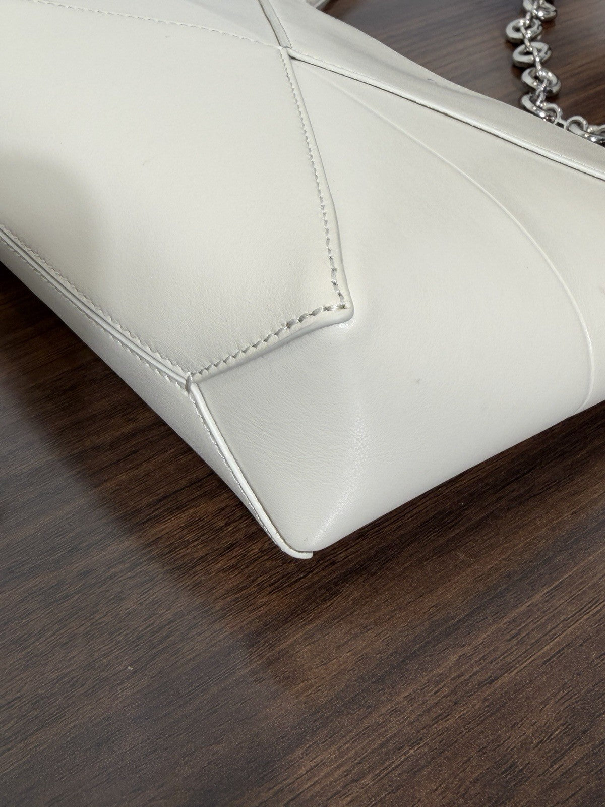 ￼Loewe Puzzle Fold Leather Shoulder Bag