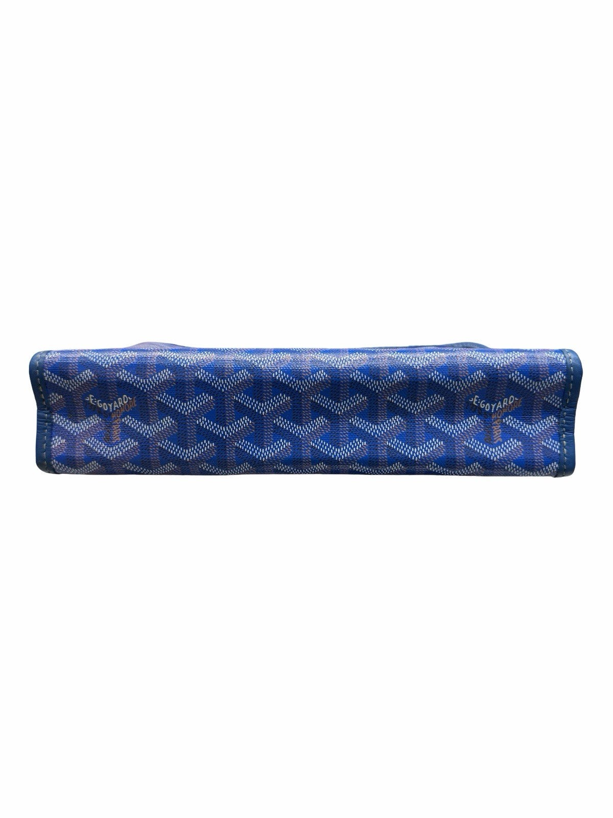 Goyard Goyardine Jouvance Toiletry Pouch Sky Blue MM