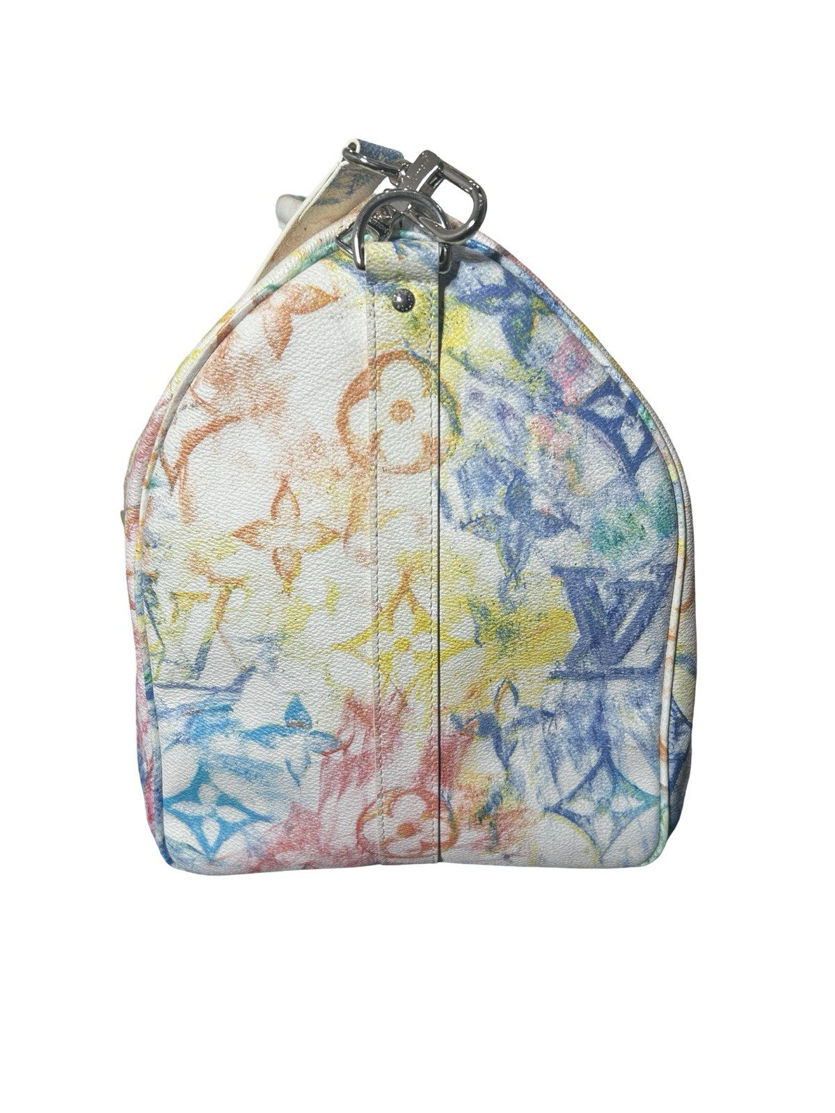 Keepall Bandouliere Bag Limited Edition Monogram Pastel Multicolor 50