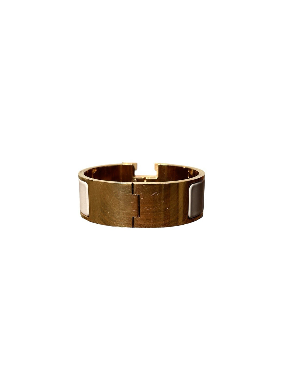 HERMES Enamel Wide Clic Clac H Bracelet PM 
