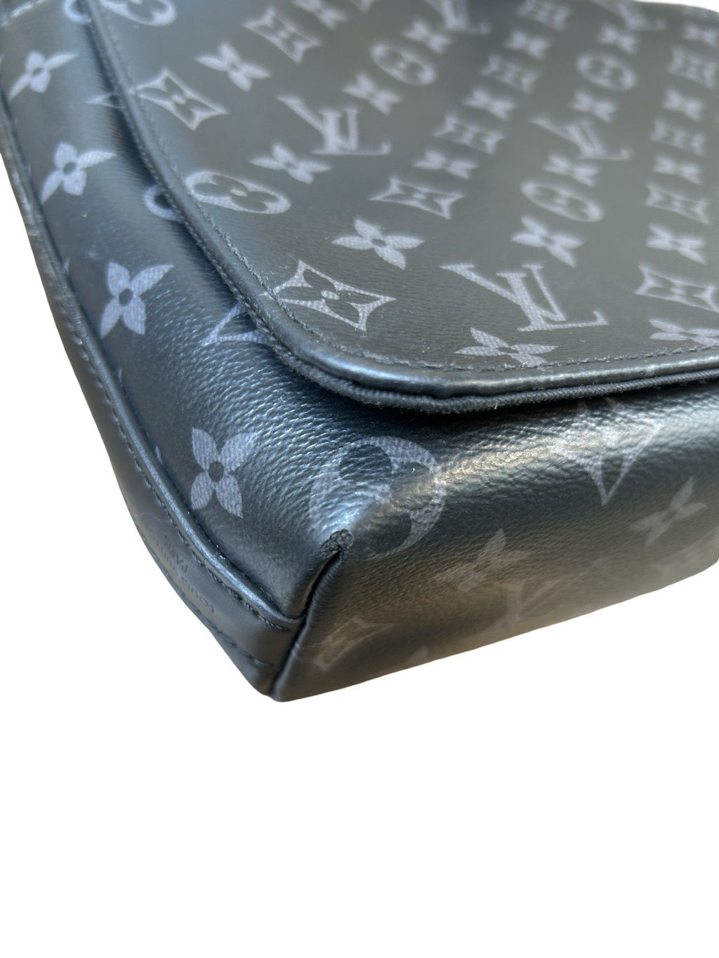 Louis Vuitton Black Monogram Eclipse District PM Messenger Bag
