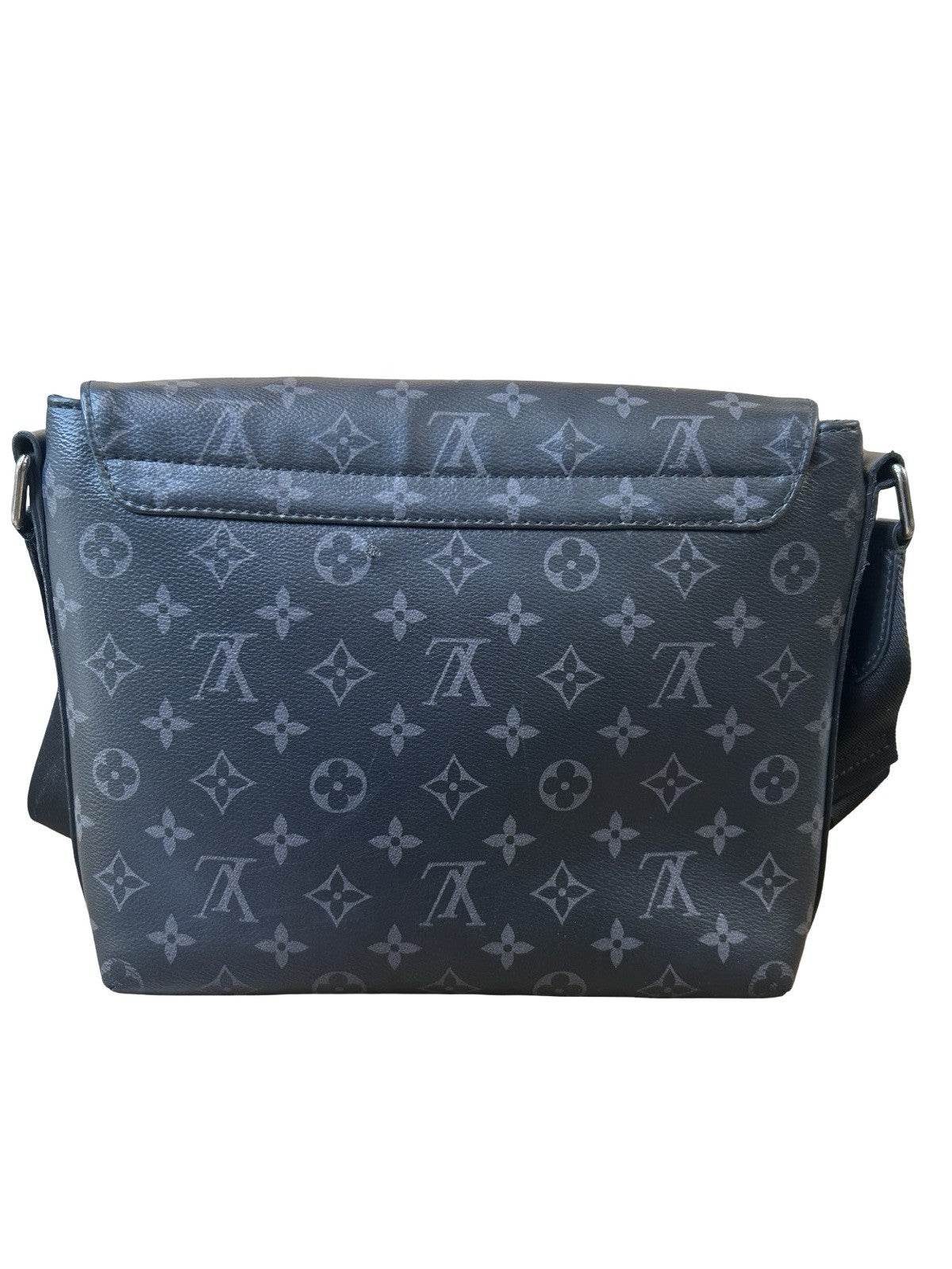 Louis Vuitton Black Monogram Eclipse District PM Messenger Bag