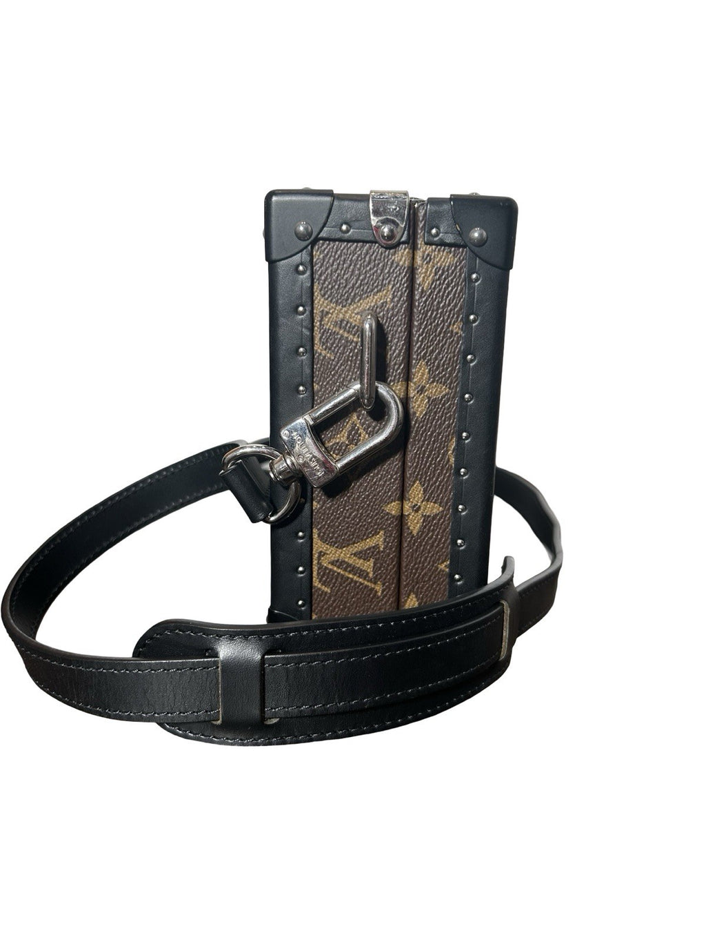 Louis Vuitton Clutch Box in Monogram Macassar canvas