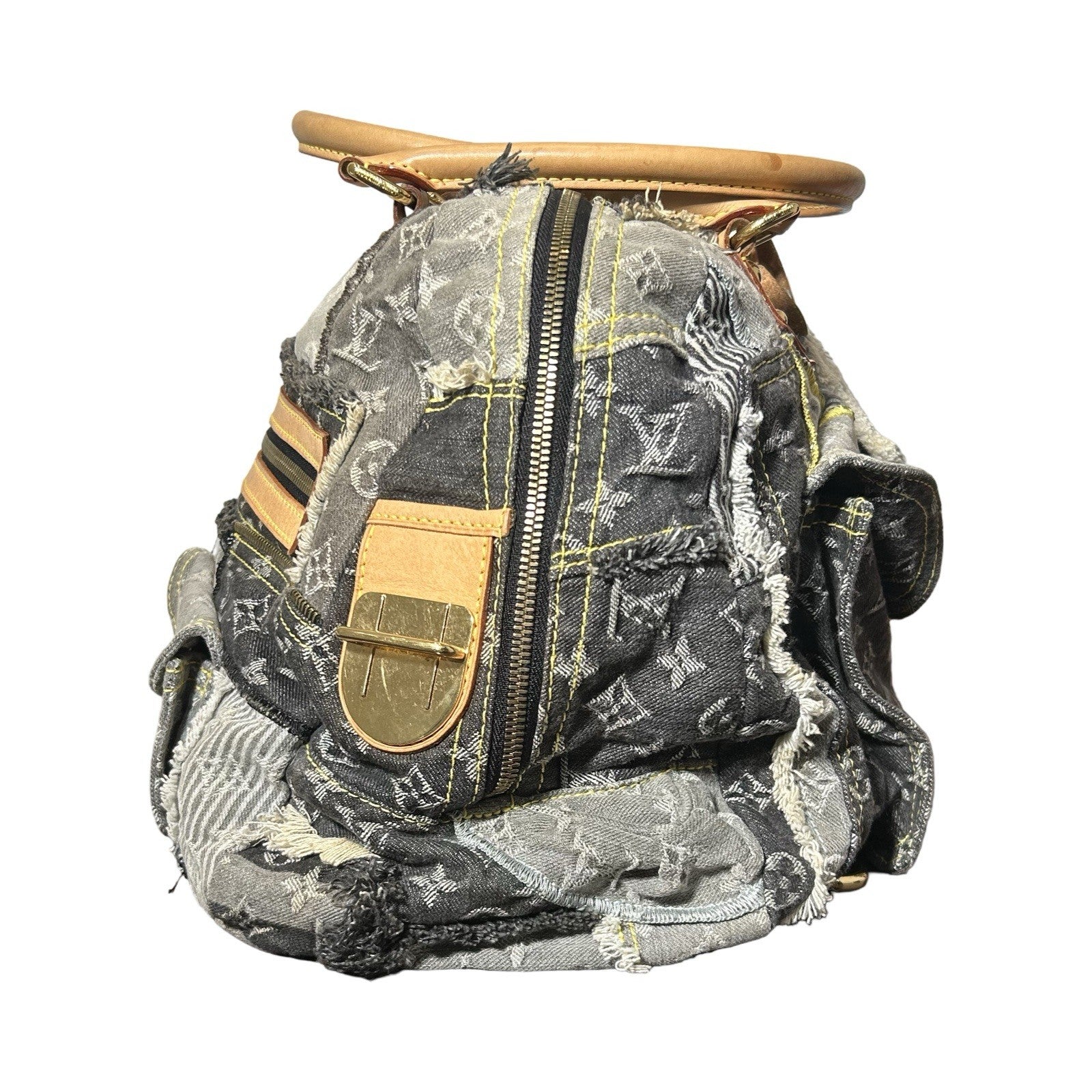 Louis Vuitton LV Monogram Patchwork Bowly Denim