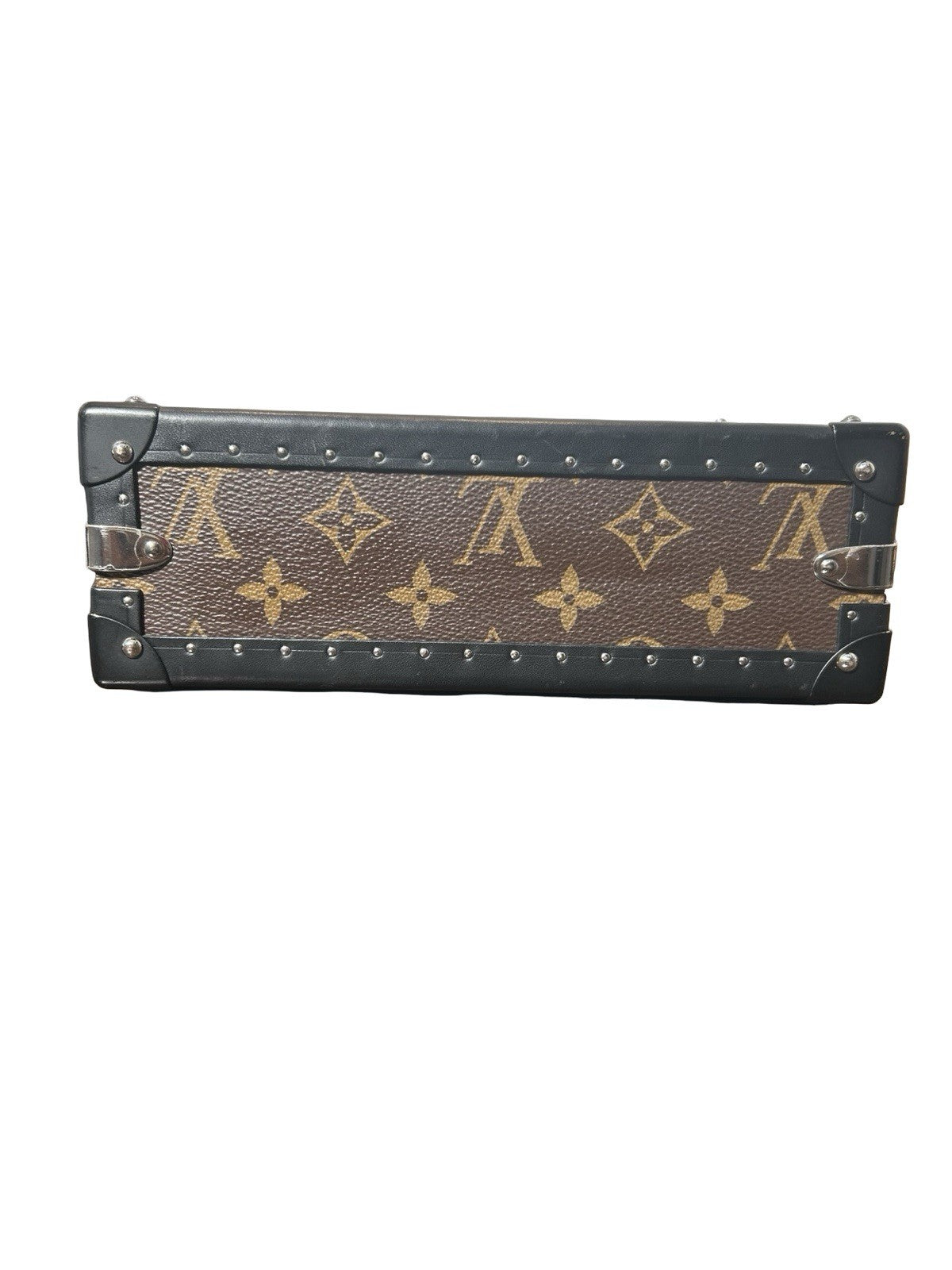 Louis Vuitton Clutch Box in Monogram Macassar canvas