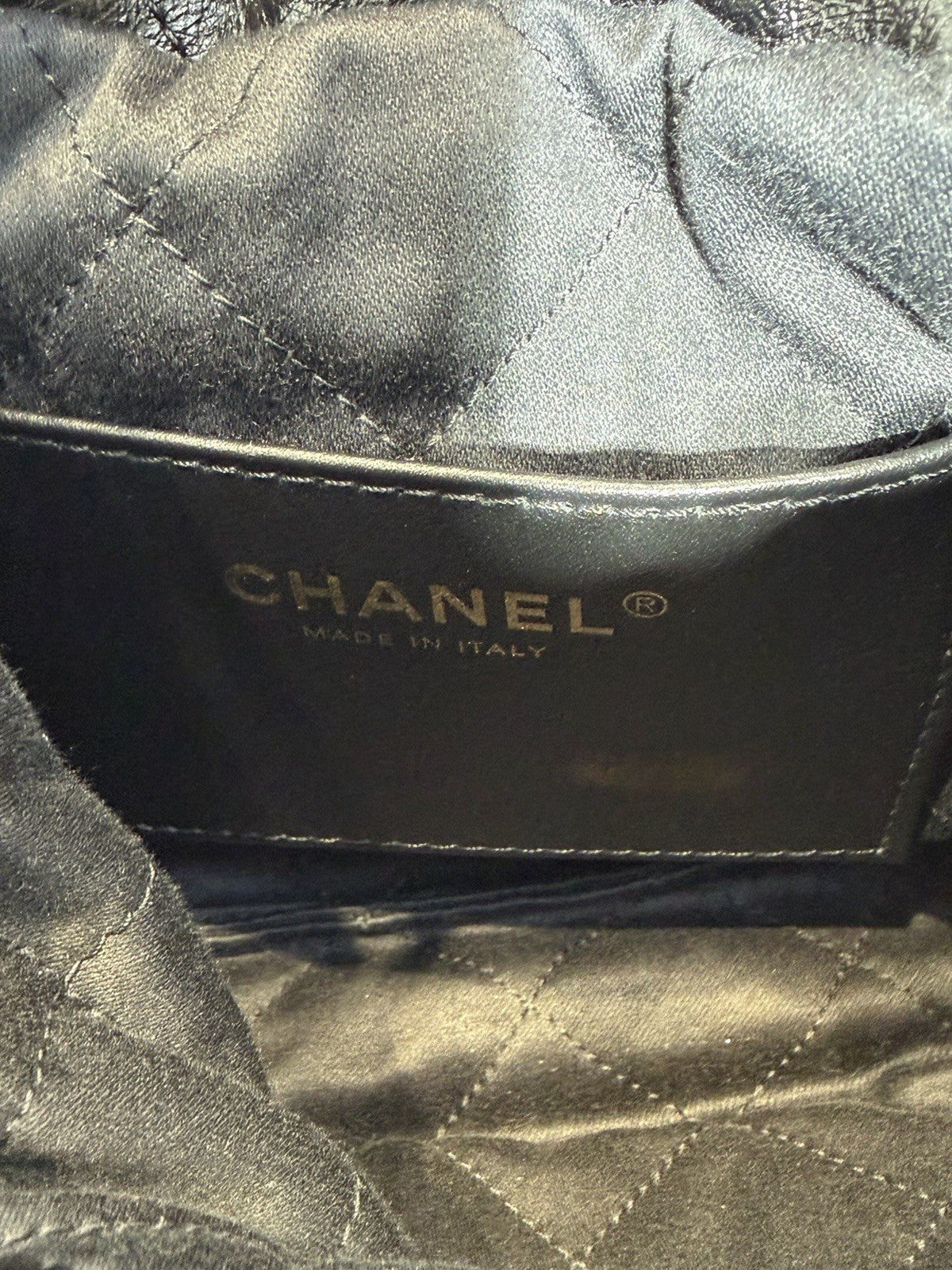 Chanel 22 Mini Hobo Pearls Shoulder Bag