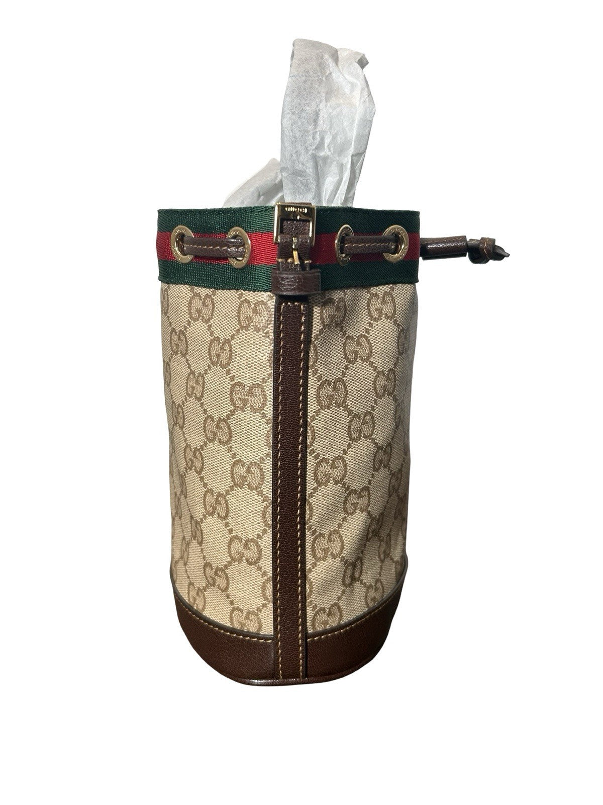 Gucci Ophidia Mini Bucket Bag Brown