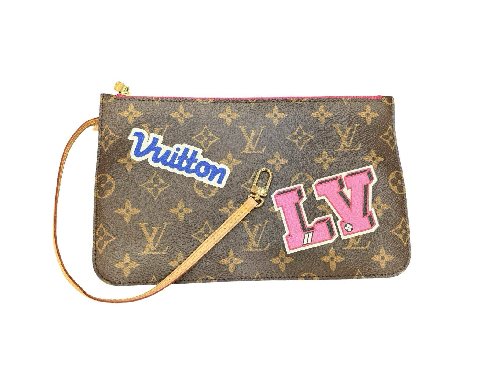 Louis Vuitton Neverfull NM Tote Limited Edition Patches Monogram Canvas MM