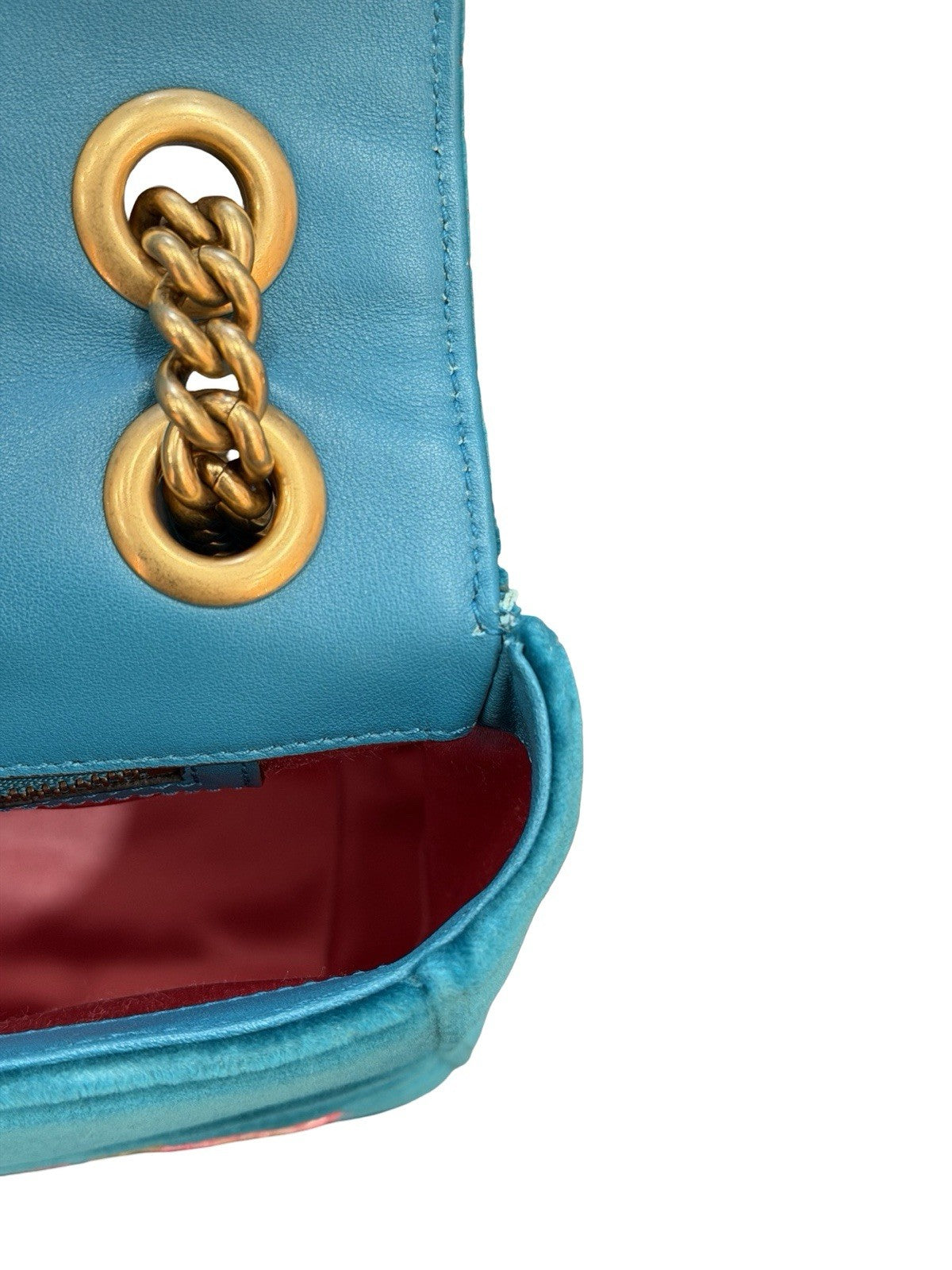 Gucci GG Marmont Medium Velvet Shoulder Bag XXV 110th Anniversary