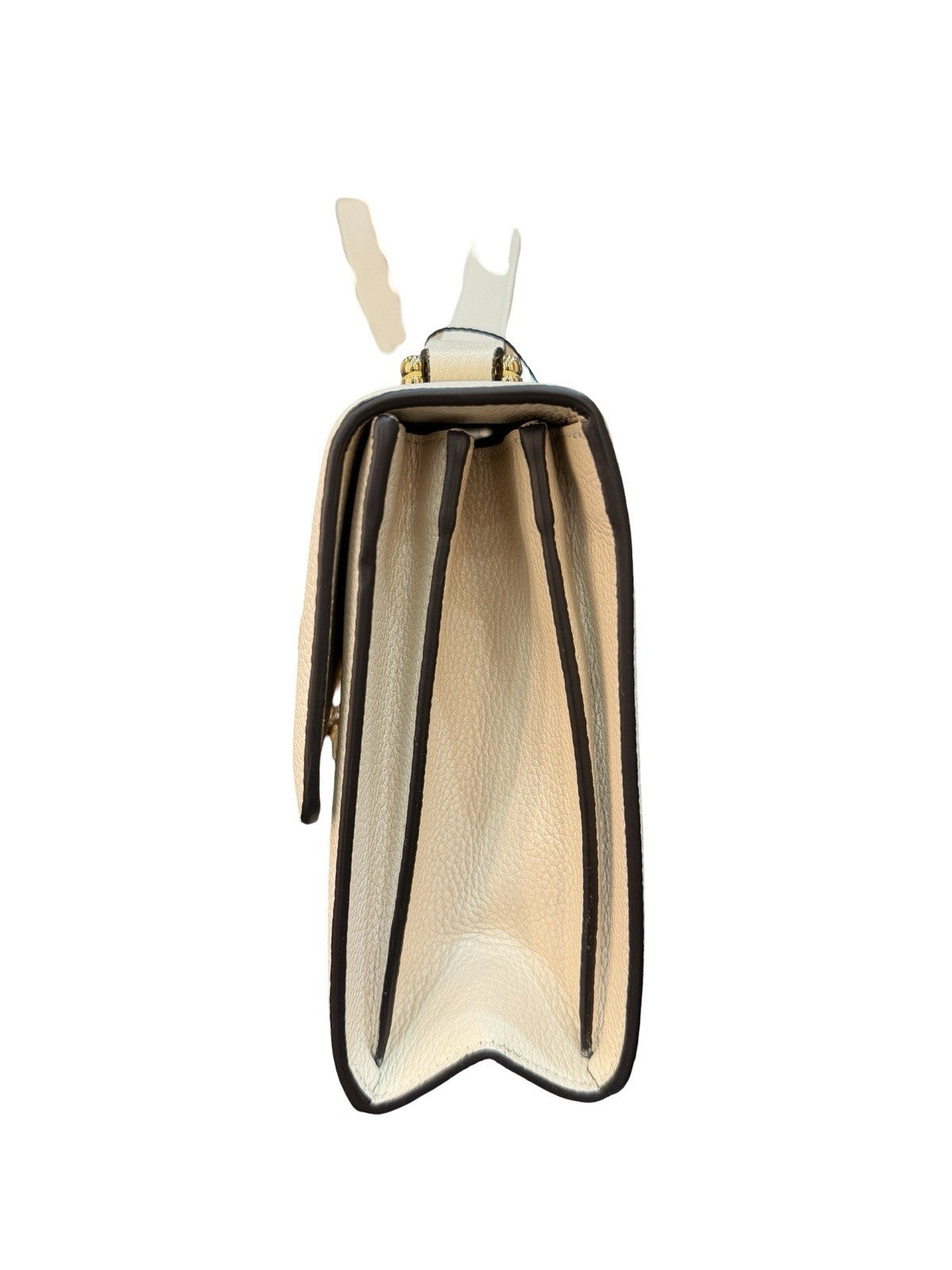 Gucci Zumi Flap Shoulder Bag Leather Small White