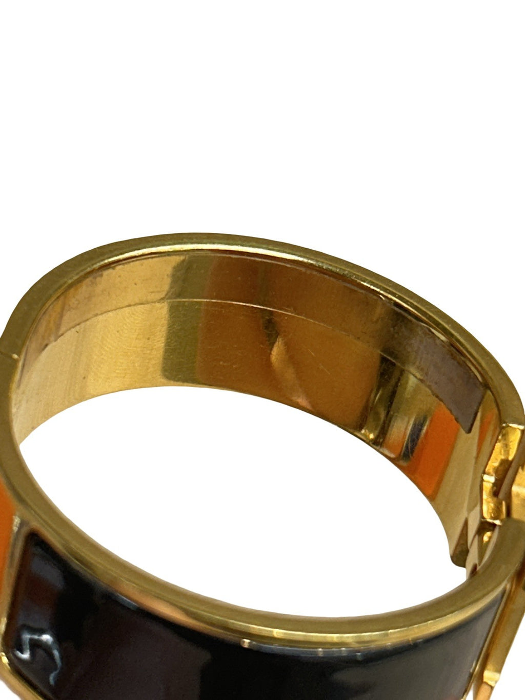 Hermès Clic Clac H Bracelet Black