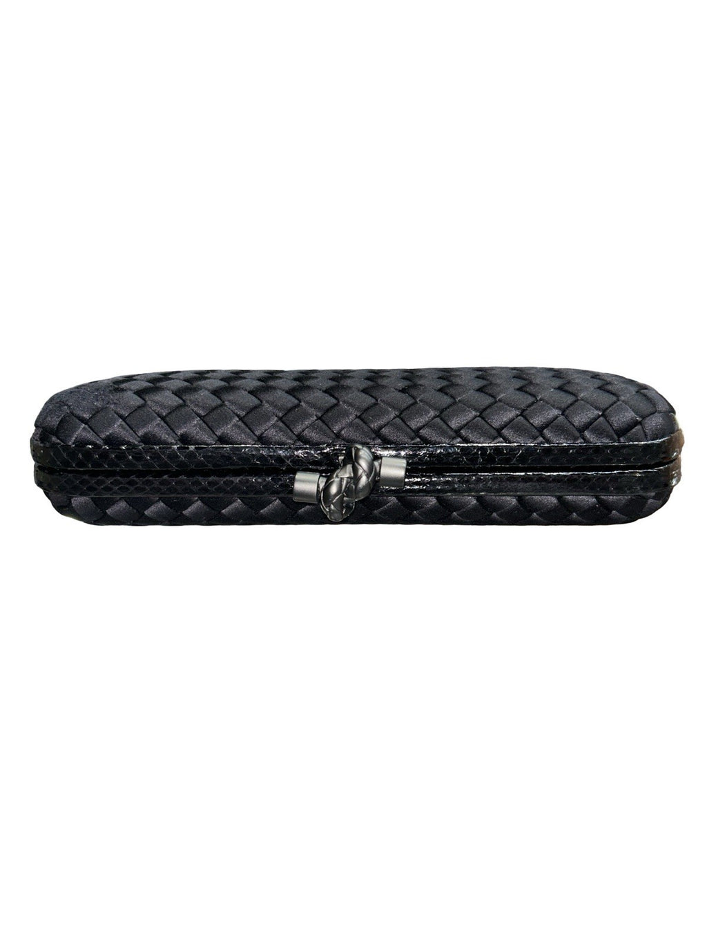Bottega Veneta Pochette knot silk clutch bag