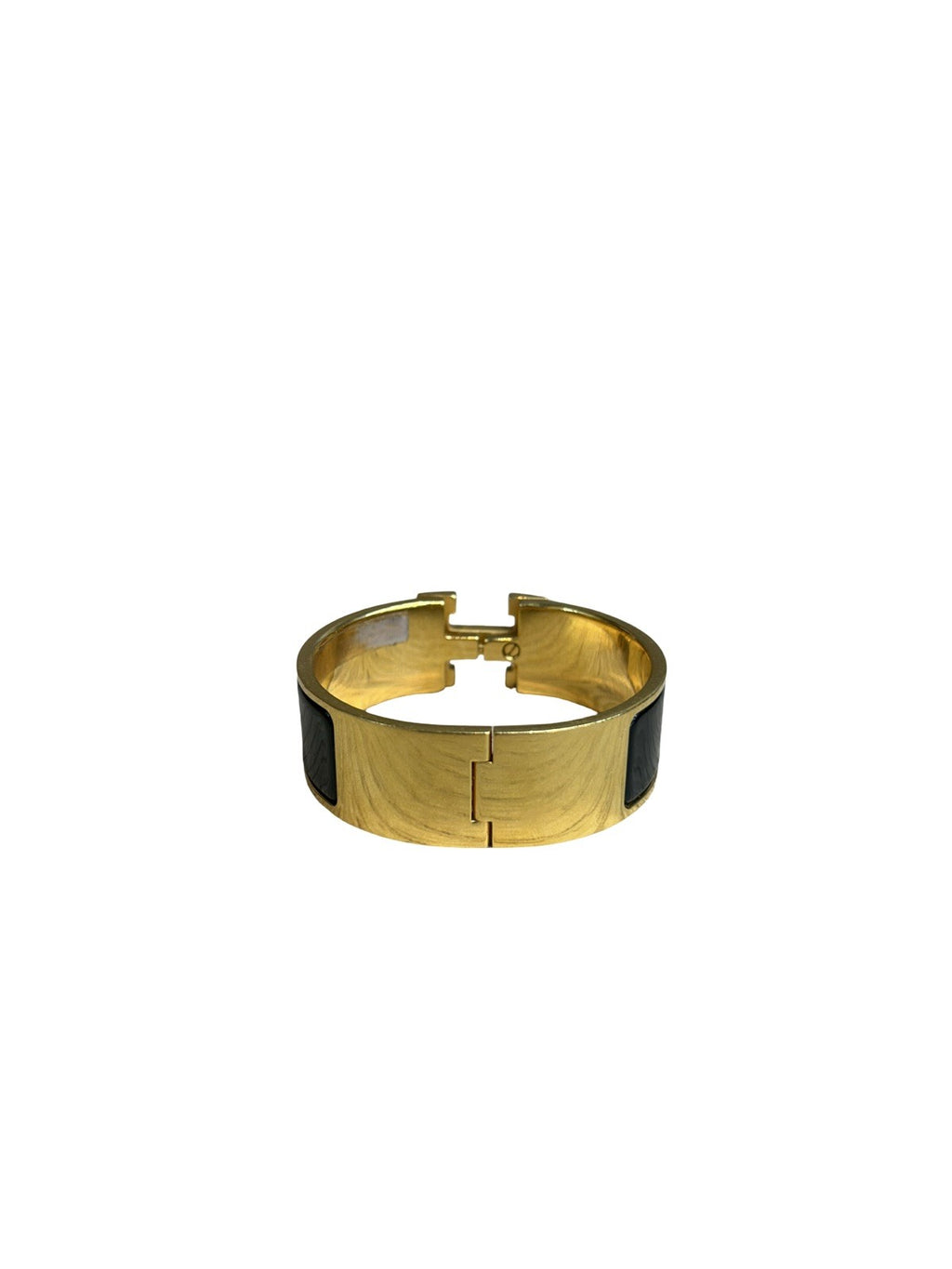 Hermès Clic Clac H Bracelet Black