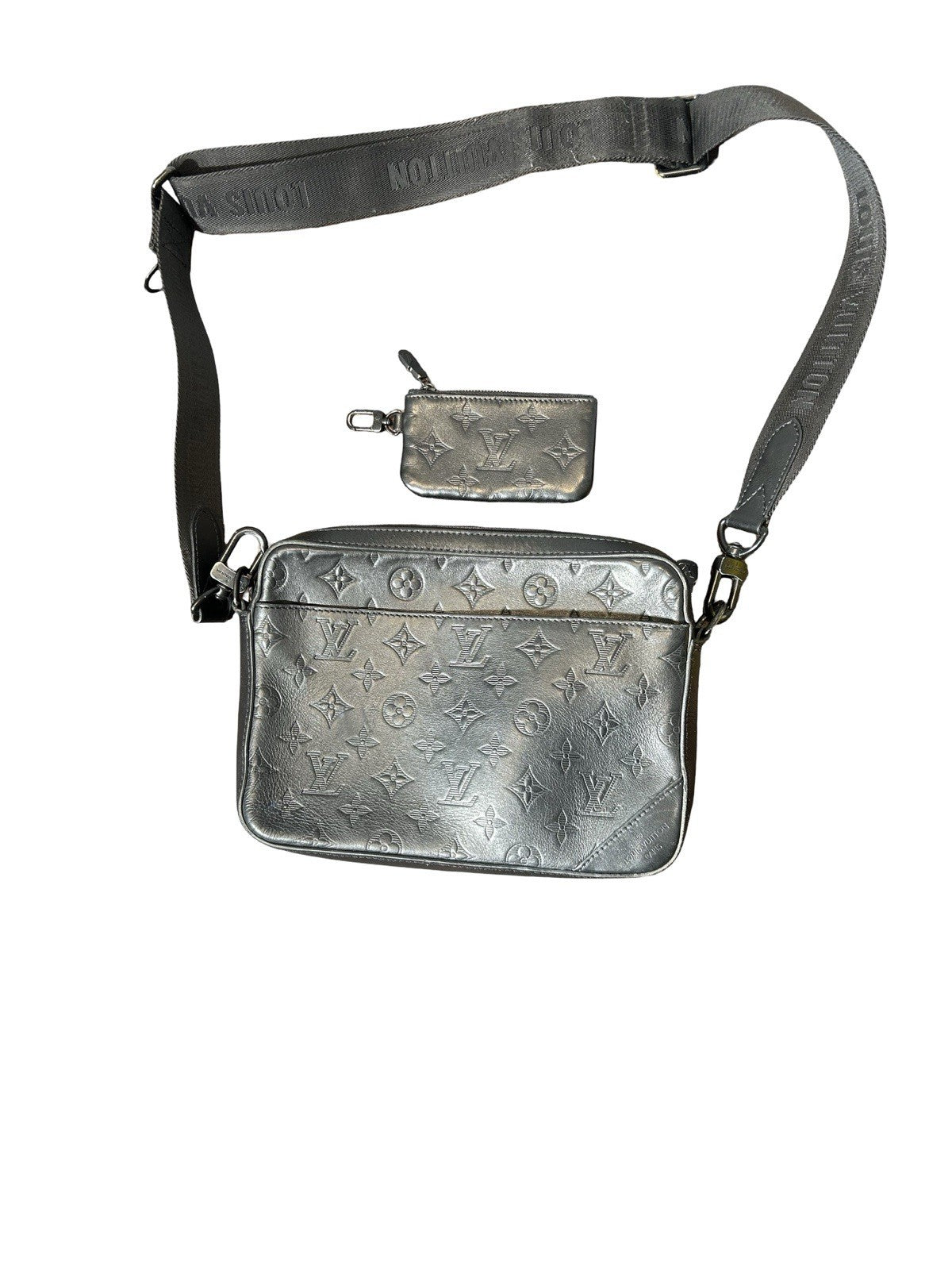Louis Vuitton Duo Messenger Bag Monogram Shadow Leather