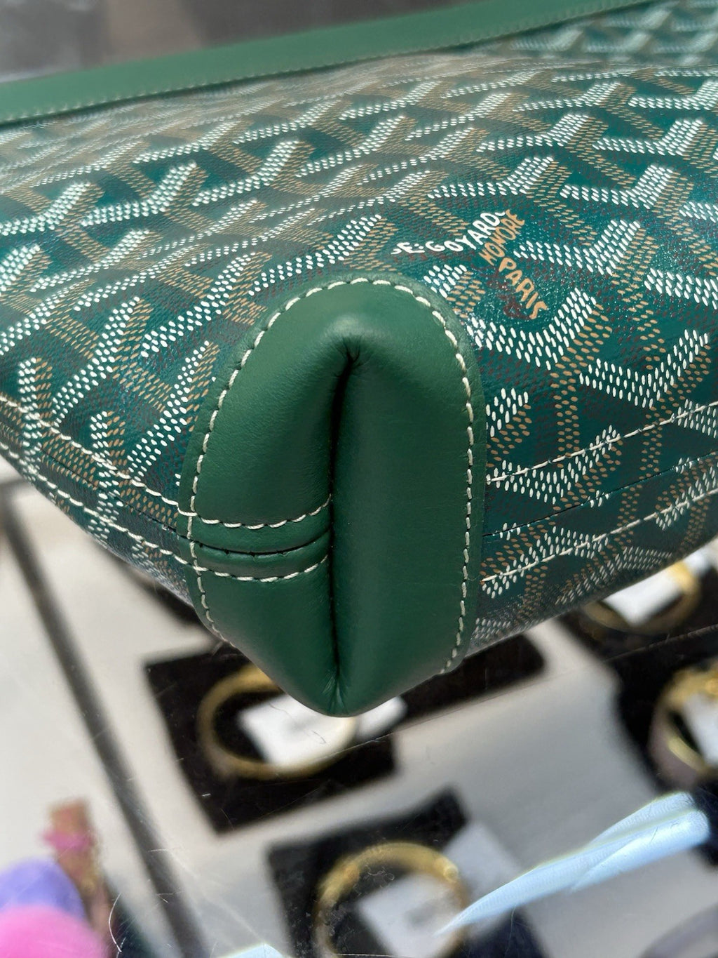 Goyard Goyardine Green Pouch 
