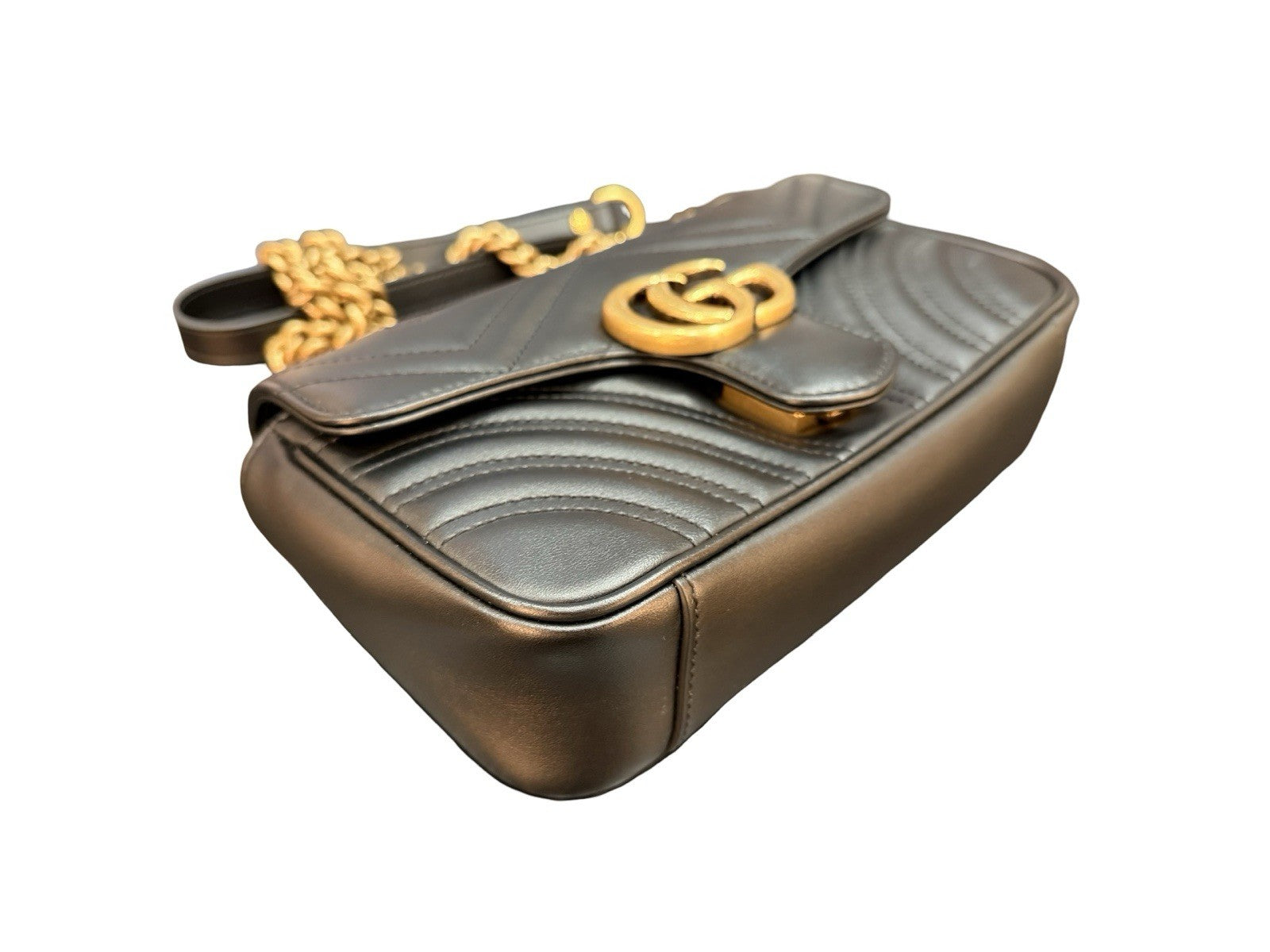 Gucci GG Marmont Flap Bag Matelasse Leather Mini