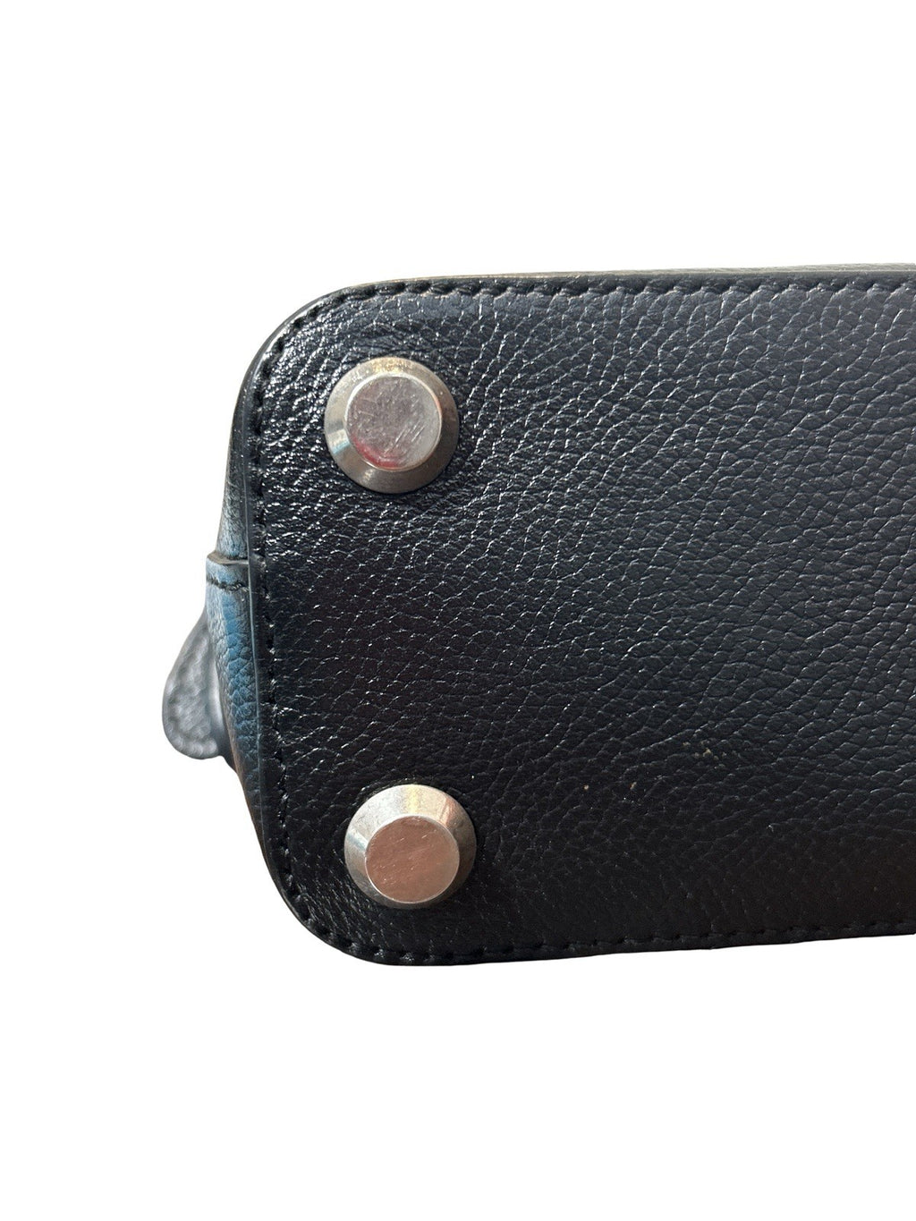 Balenciaga Logo Ville Bag Leather XXS