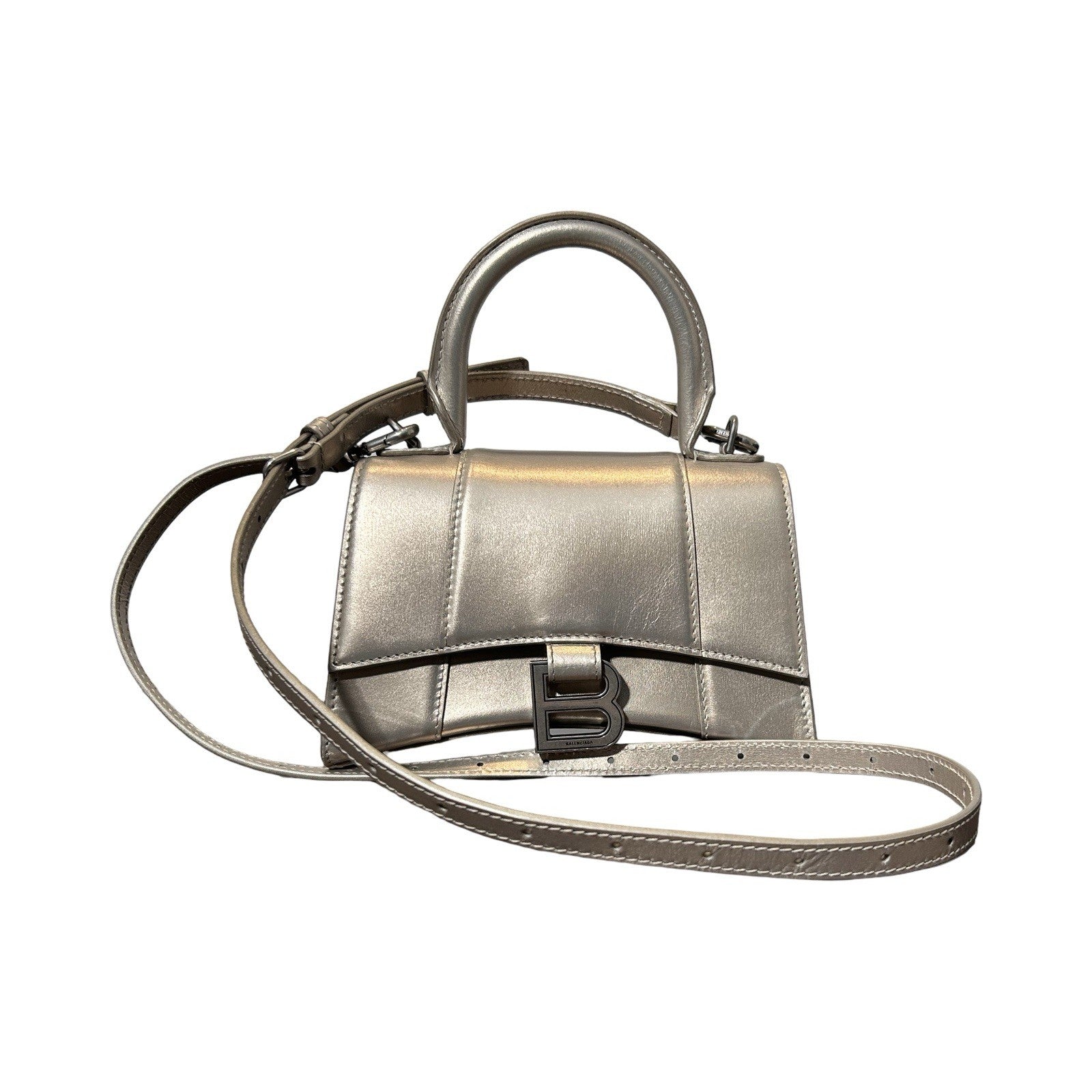 Balenciaga Hourglass Mini Top Handle Bag 