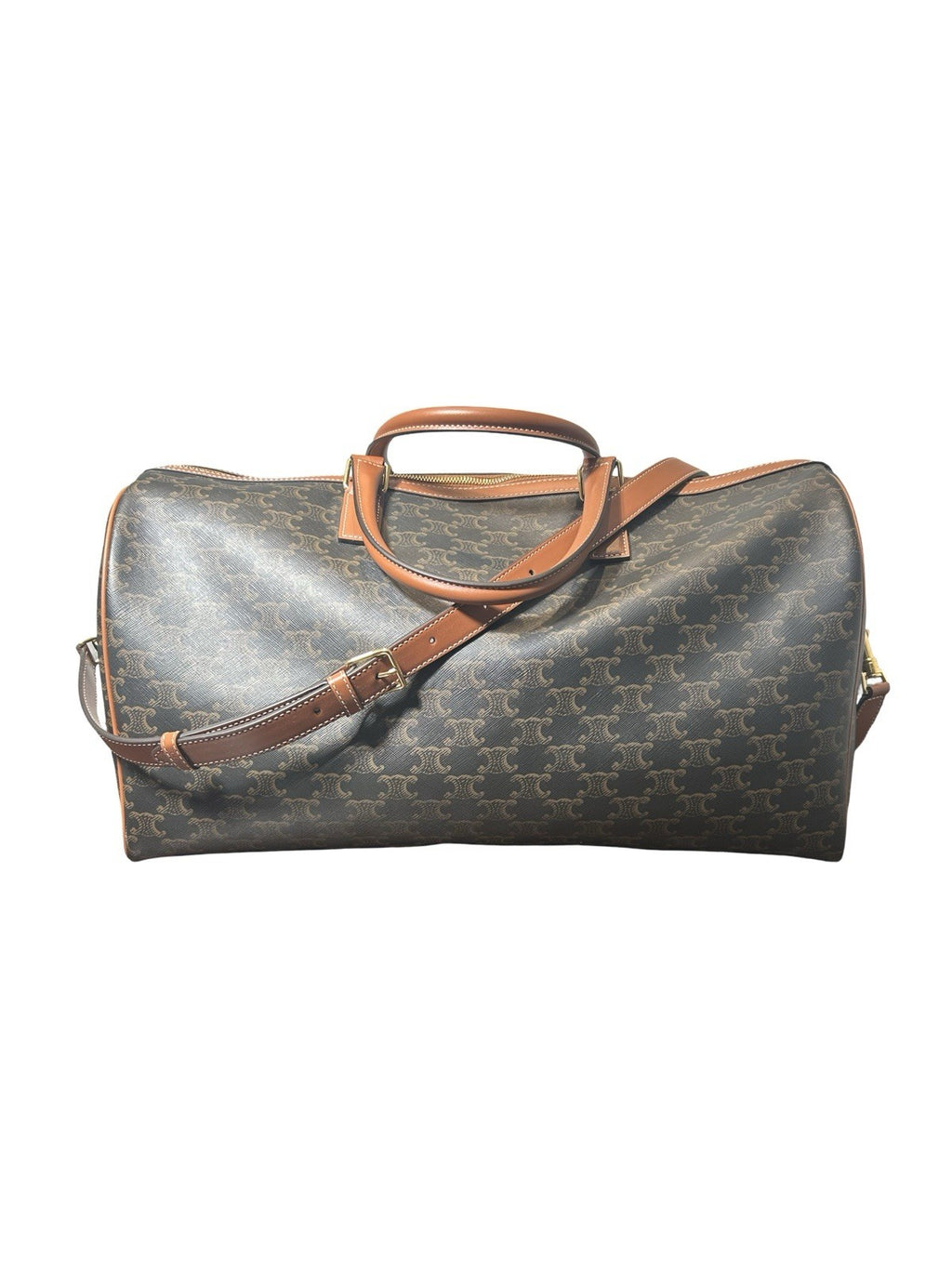 Celine Voyage Duffle Bag Triomphe Coated Canvas Large 