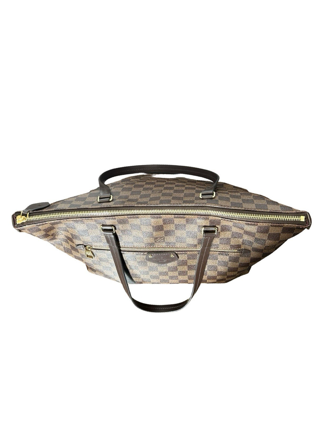 Louis Vuitton Lena MM Tote Bag In Damier Ebene Canvas