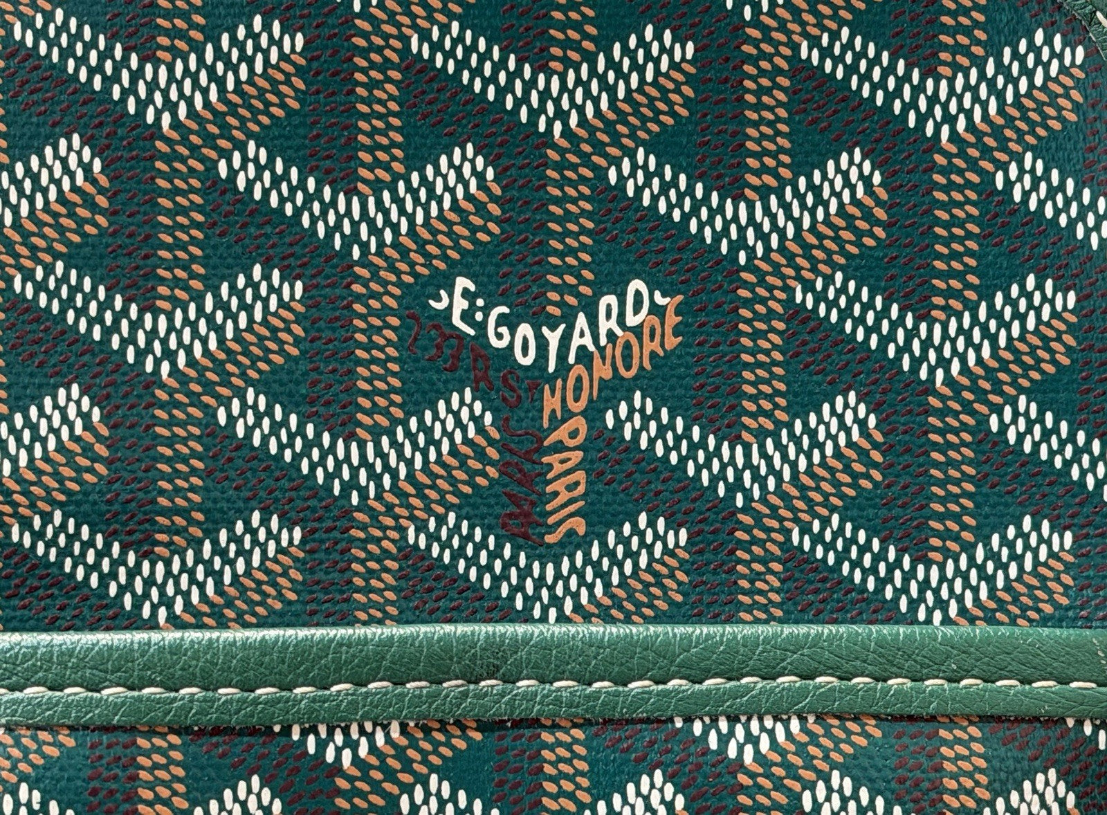 Goyard Goyardine Jouvence Toiletry Pouch Coated Canvas GM Green