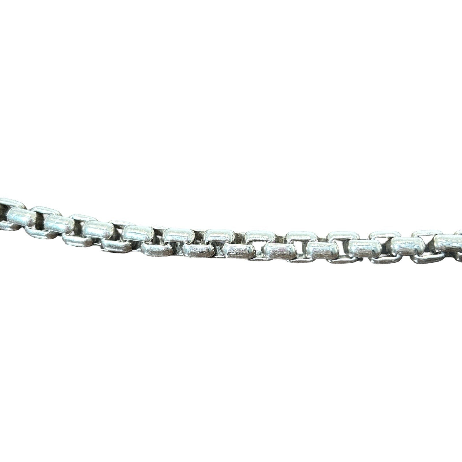 Box Chain Necklace Sterling Silver 4.8MM