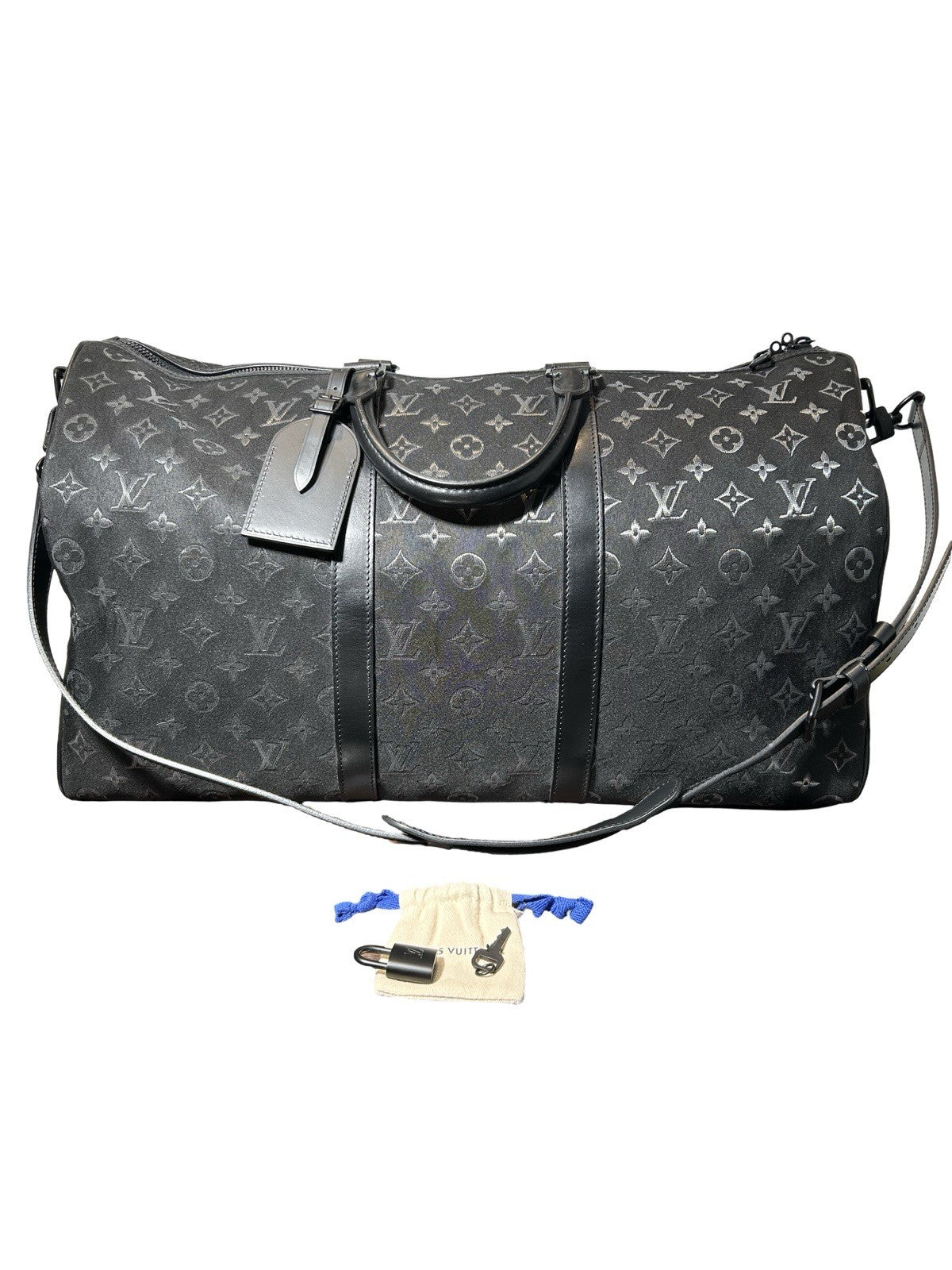 Louis Vuitton LV Monogram Keepall Bandouliere Black (Special Edition)