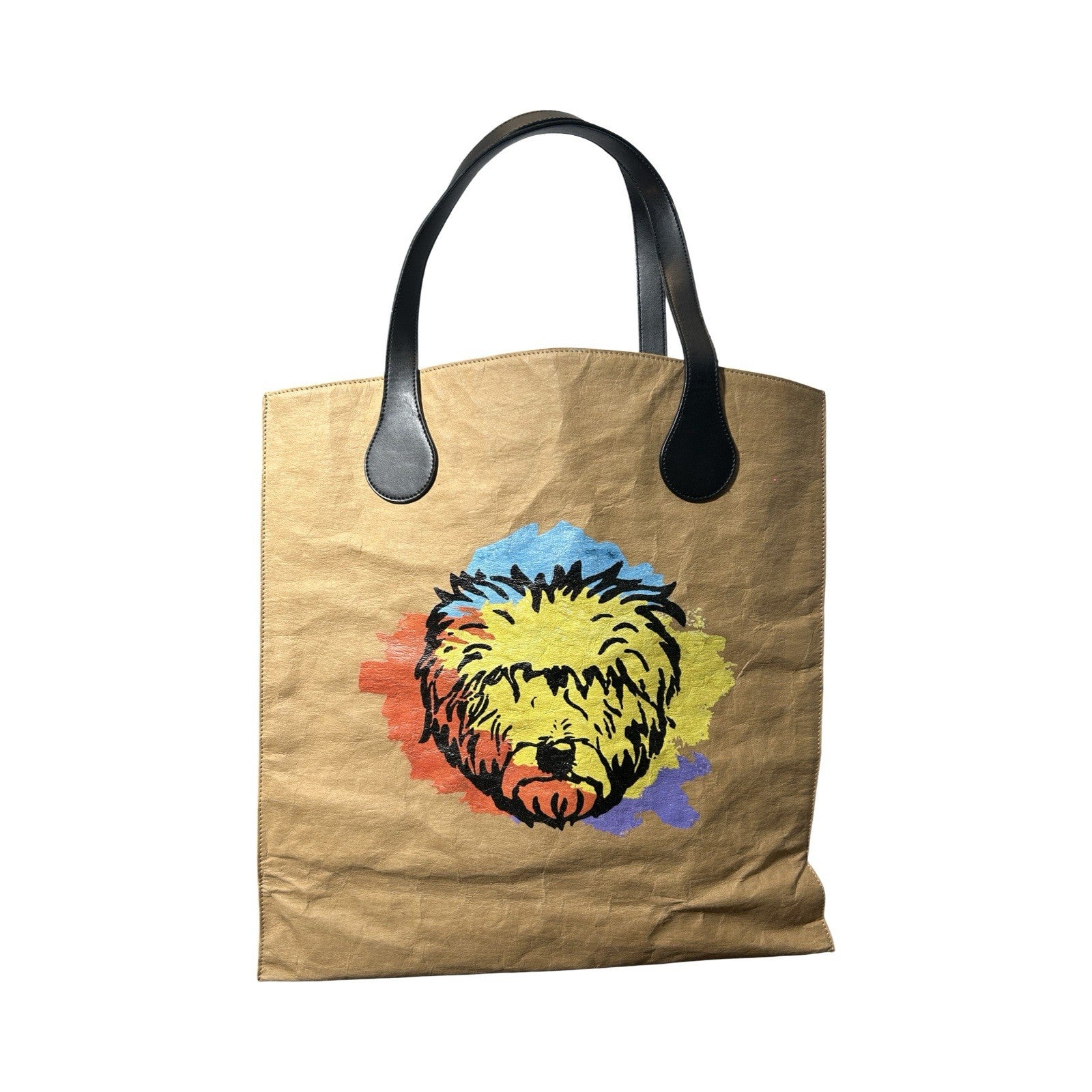 Lanvin Printed Kraft Paper Grocery Bag