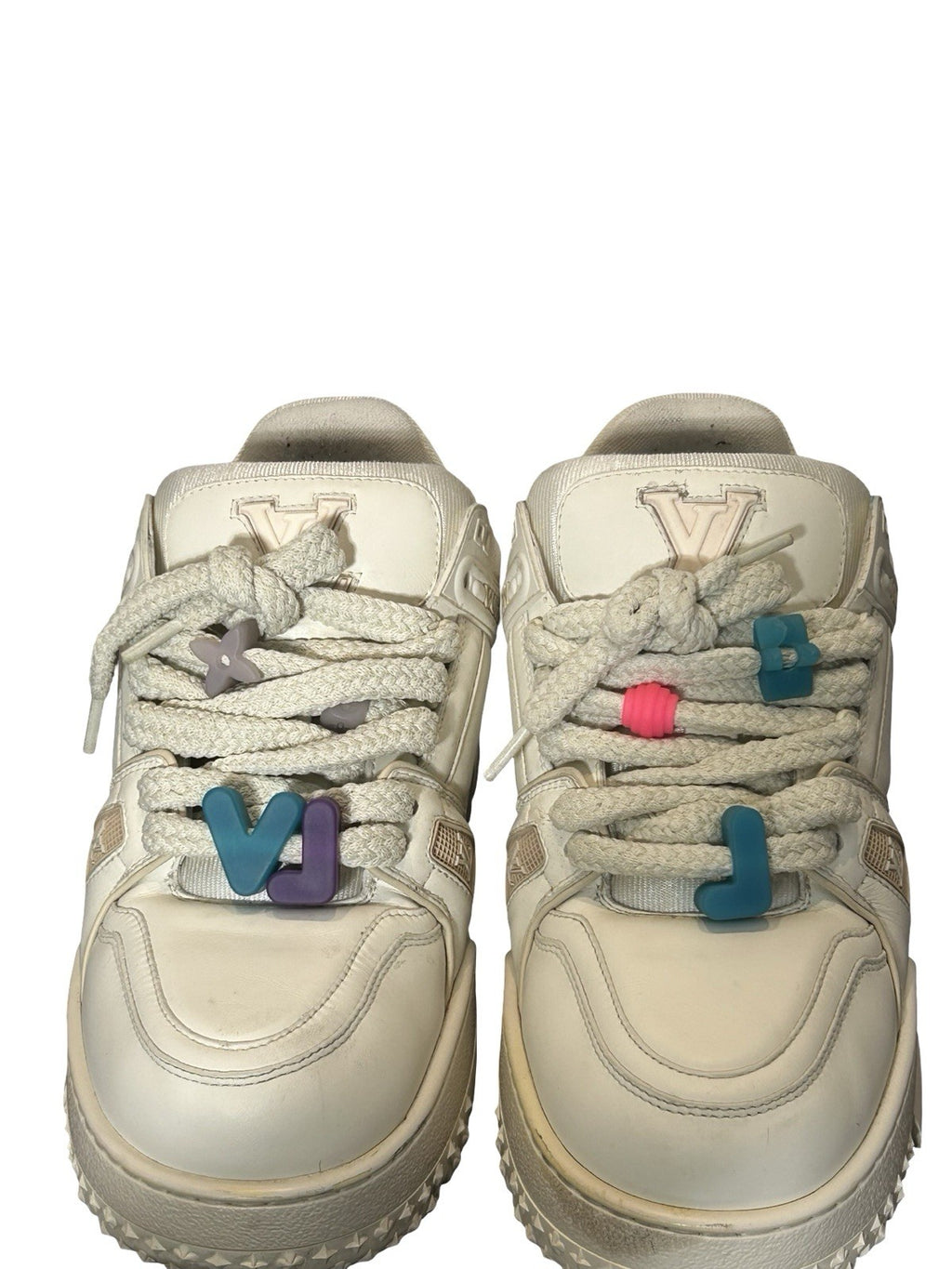 LOUIS VUITTON LV TRAINER MAXI SNEAKER WHITE VIRGIL ABLOH Size 10 LV / 11US