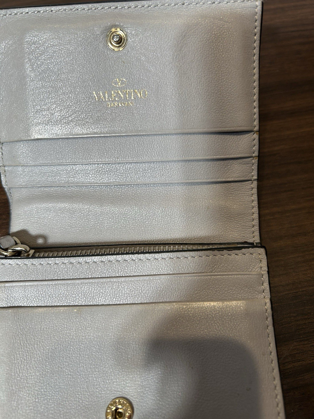 Valentino Garavani Rockstar Leather Wallet