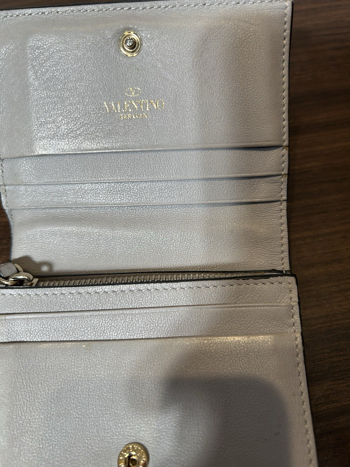 Valentino Garavani Rockstar Leather Wallet
