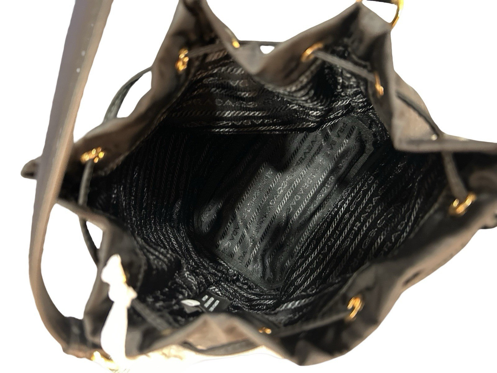 Prada Duet Re-Nylon Bucket Bag