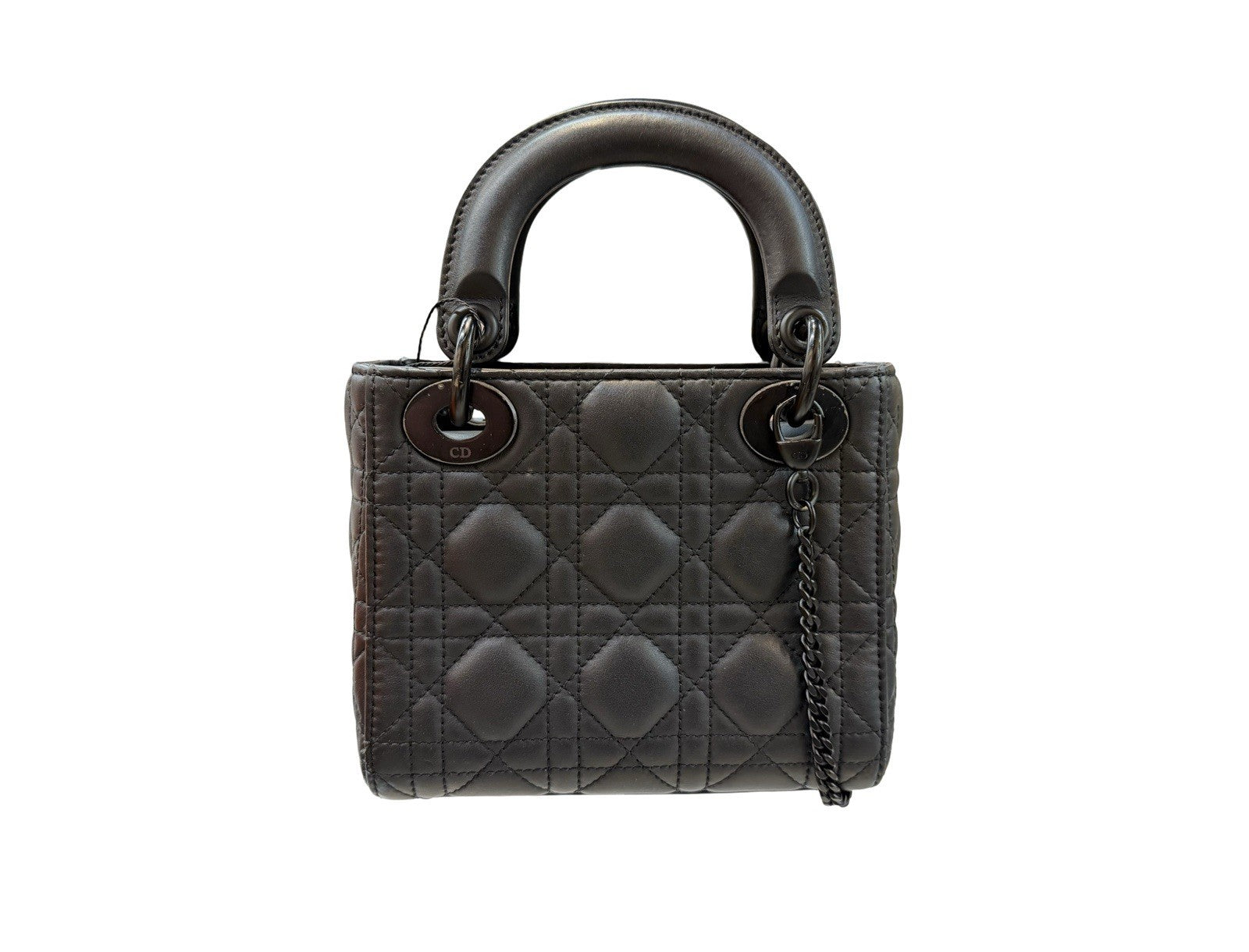 Christian Dior Ultra Matte Lady Dior Chain Mini Bag Cannage Quilt Calfskin